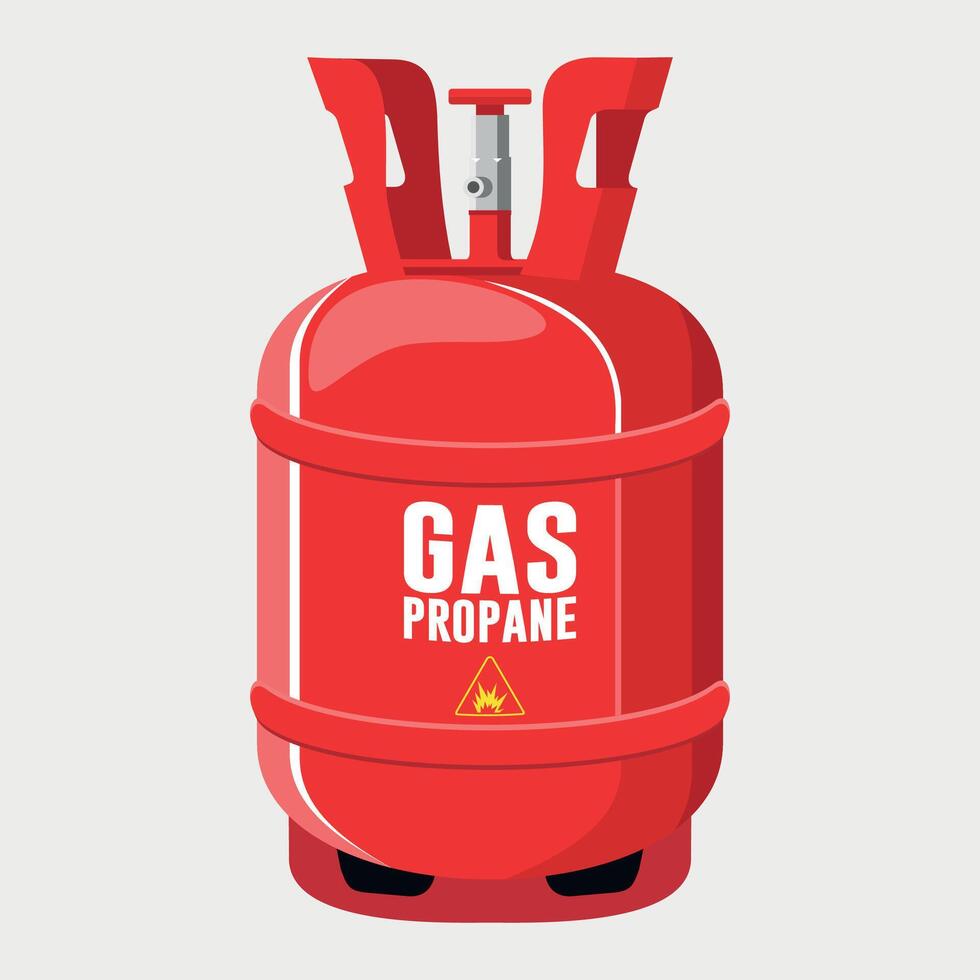 gas cylinder icon isolated vector