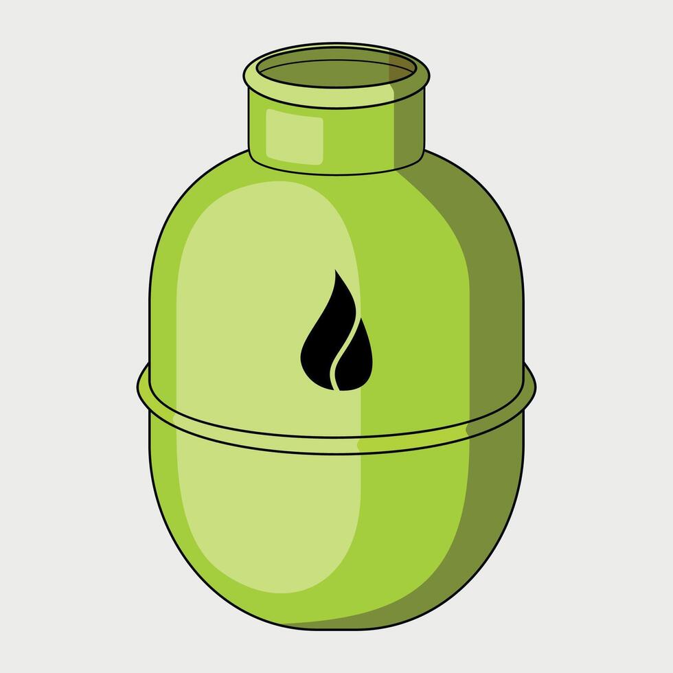 gas cylinder icon isolated vector
