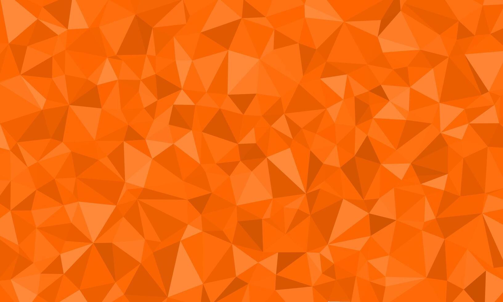 Orange flat polygon abstract shape. Irregular triangle pattern element texture design. Suitable for backdrop banner, cover, website, advertising, idea, decoration, page vector