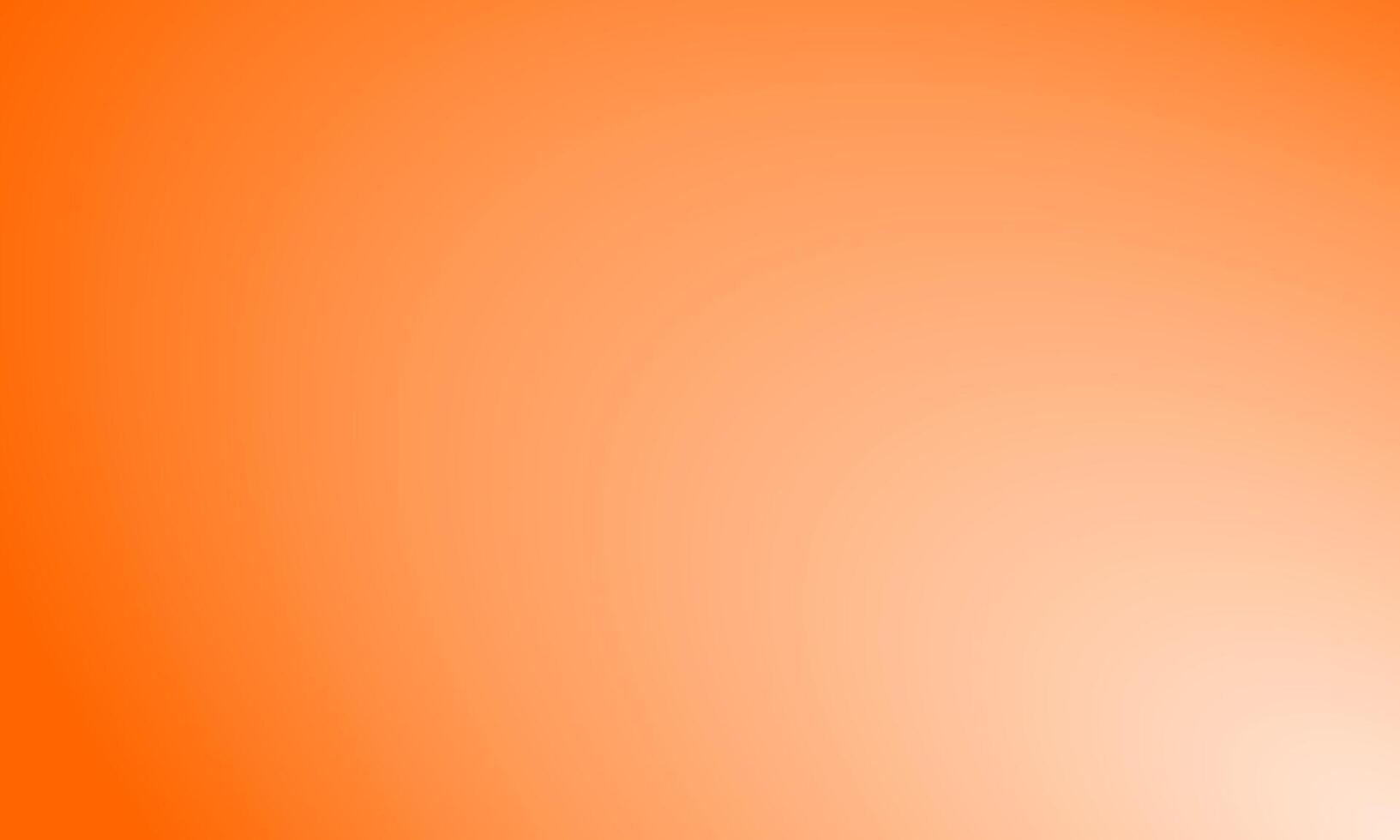 Blank abstract bright background design template. Modern orange gradient texture illustration for banner, room, decoration, studio, flier, advertisement, paper, surface, backdrop, website, branding vector