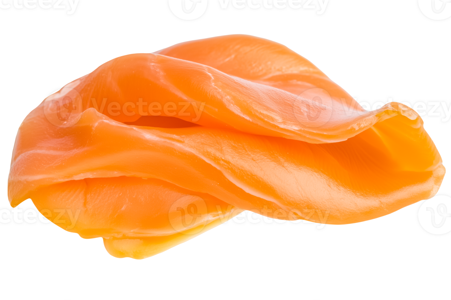 Raw salmon slices, closeup png