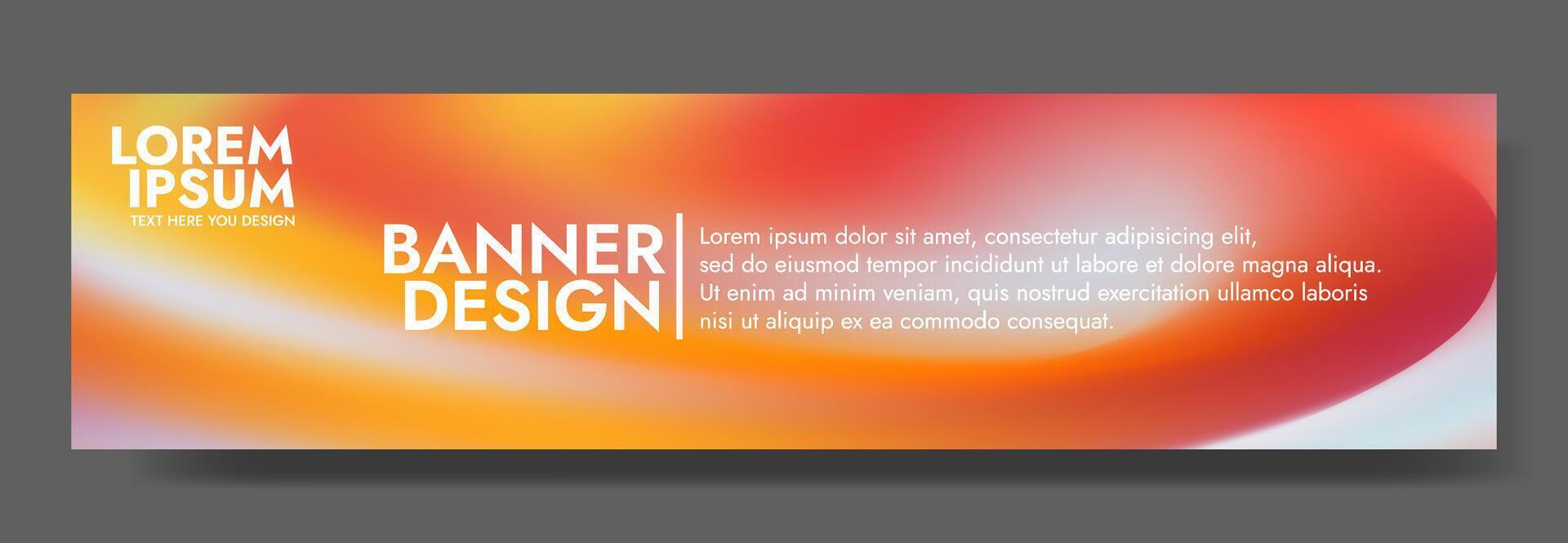 Abstract Orange and Red Background Template for Website vector