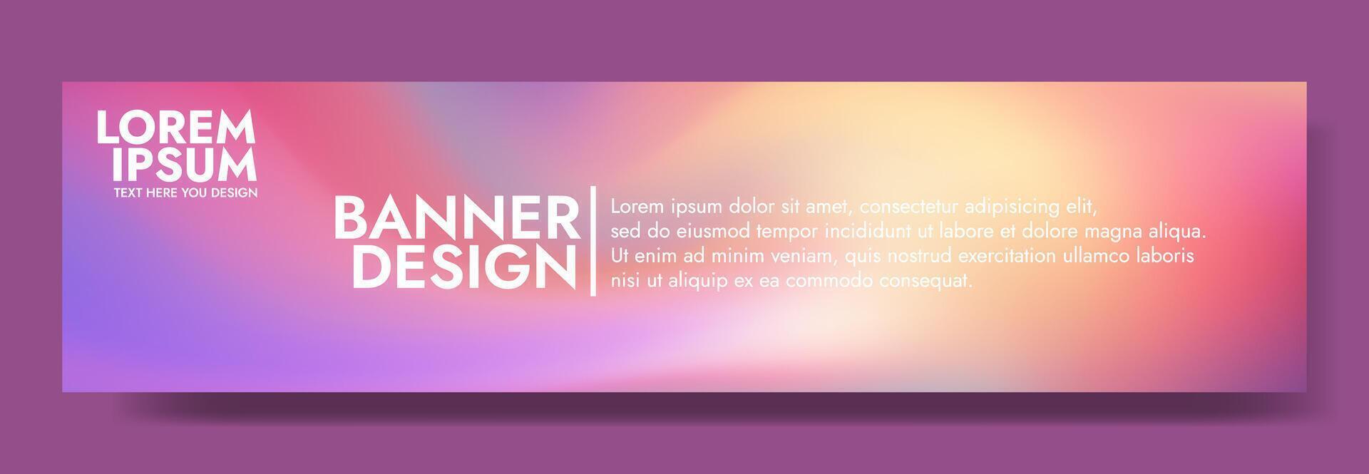 A horizontal background displays a soft gradient color vector