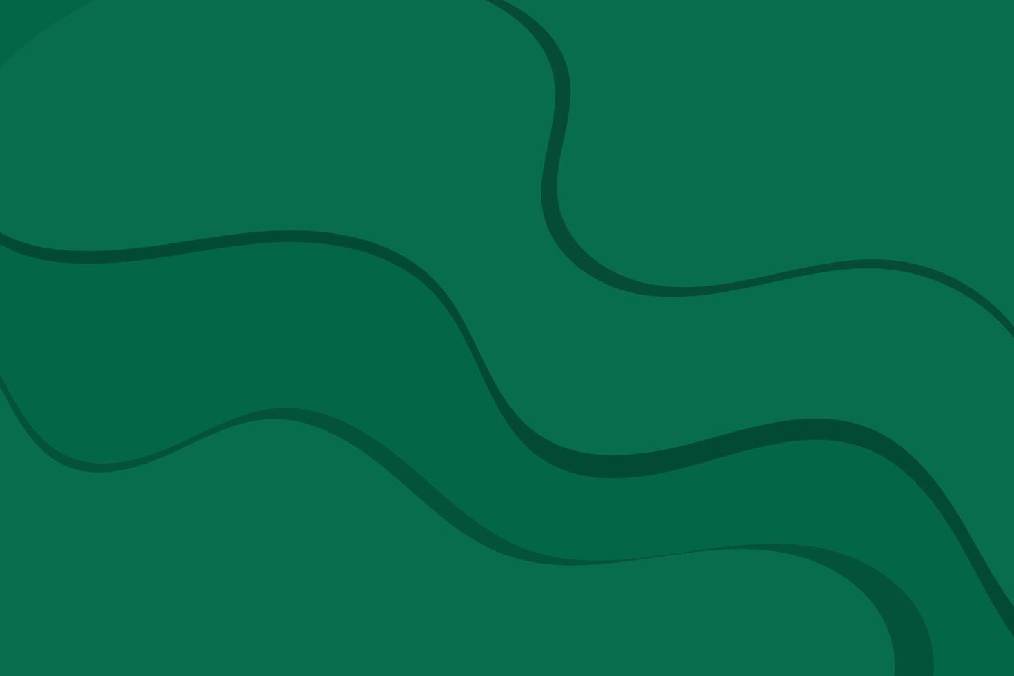 abstract green background with a wave simple vector