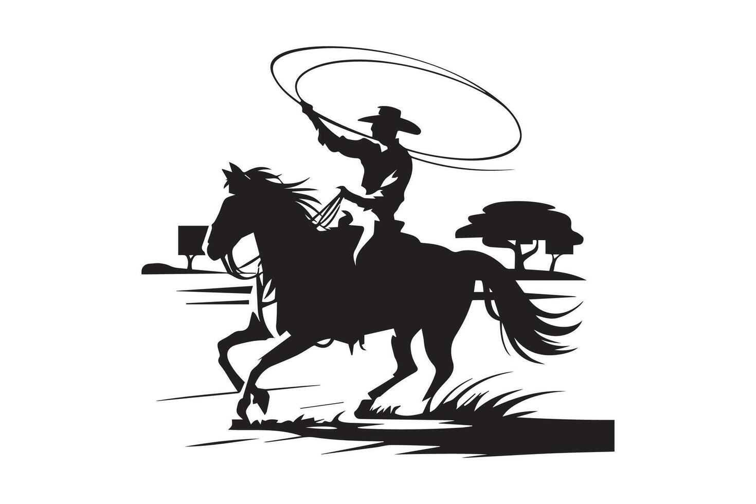 Barrel Race Heroics vector