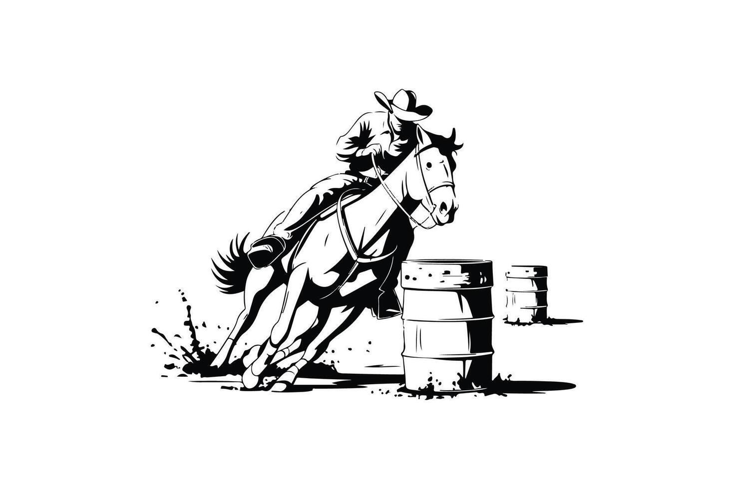 Speed and Grace on the Arena vector