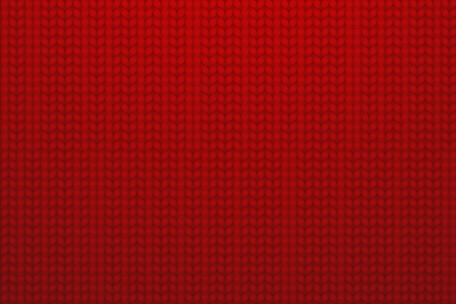 Christmas winter seamless pattern. Red wool knitted background. vector
