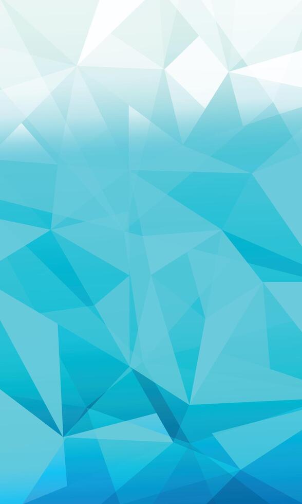 Blue gradient low poly triangle pattern abstract wallpaper vector