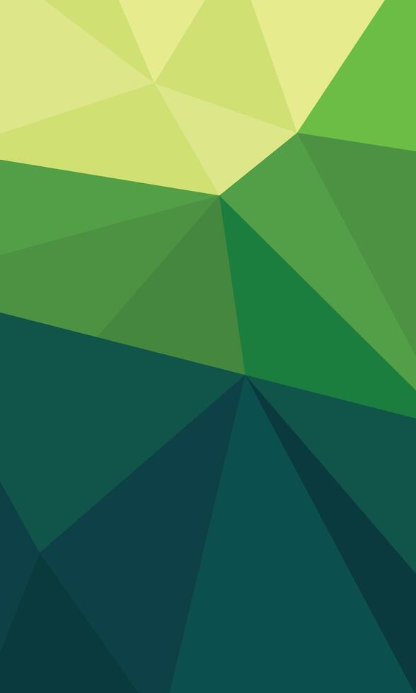 Abstract green geometric triangle pattern simple wallpaper vector