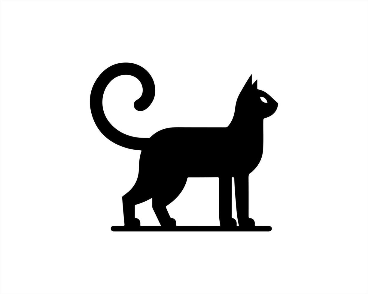 Cat icon illustration vector