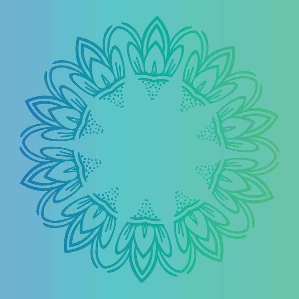 Minimalistic Mandala Design for Digital and Print Use vector