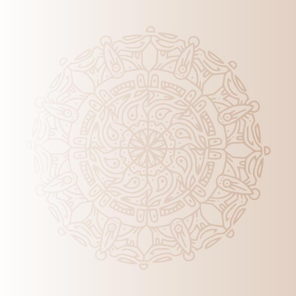 Sophisticated Mandala Design for Prints and More vector