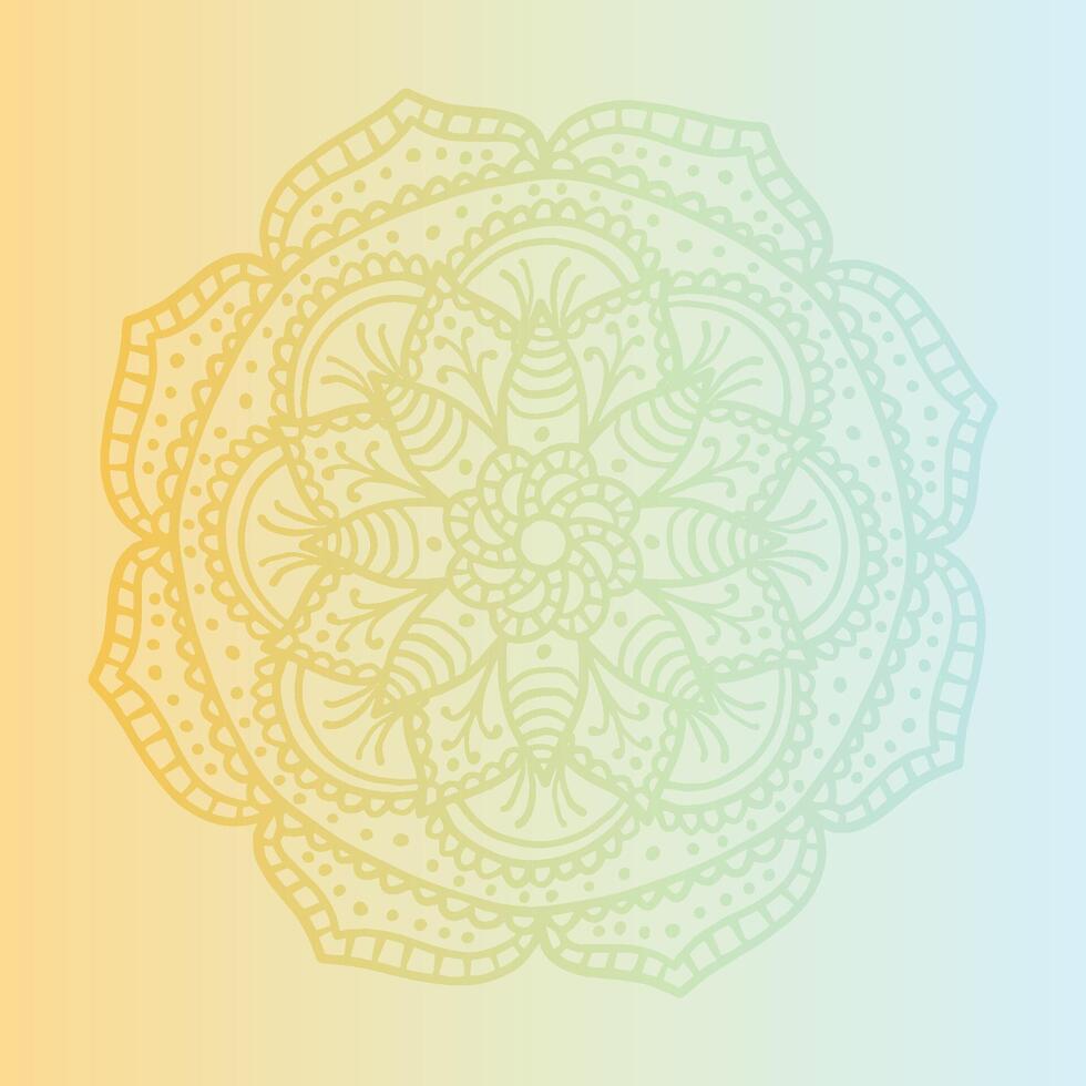 Decorative Mandala Illustration for Versatile Use vector
