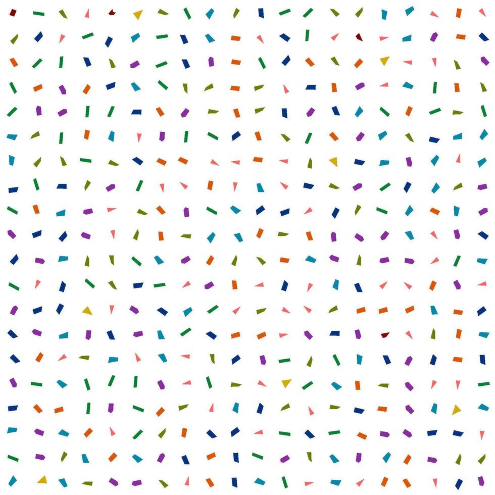 conffetti vibrant colored paper bits seamless pattern background vector
