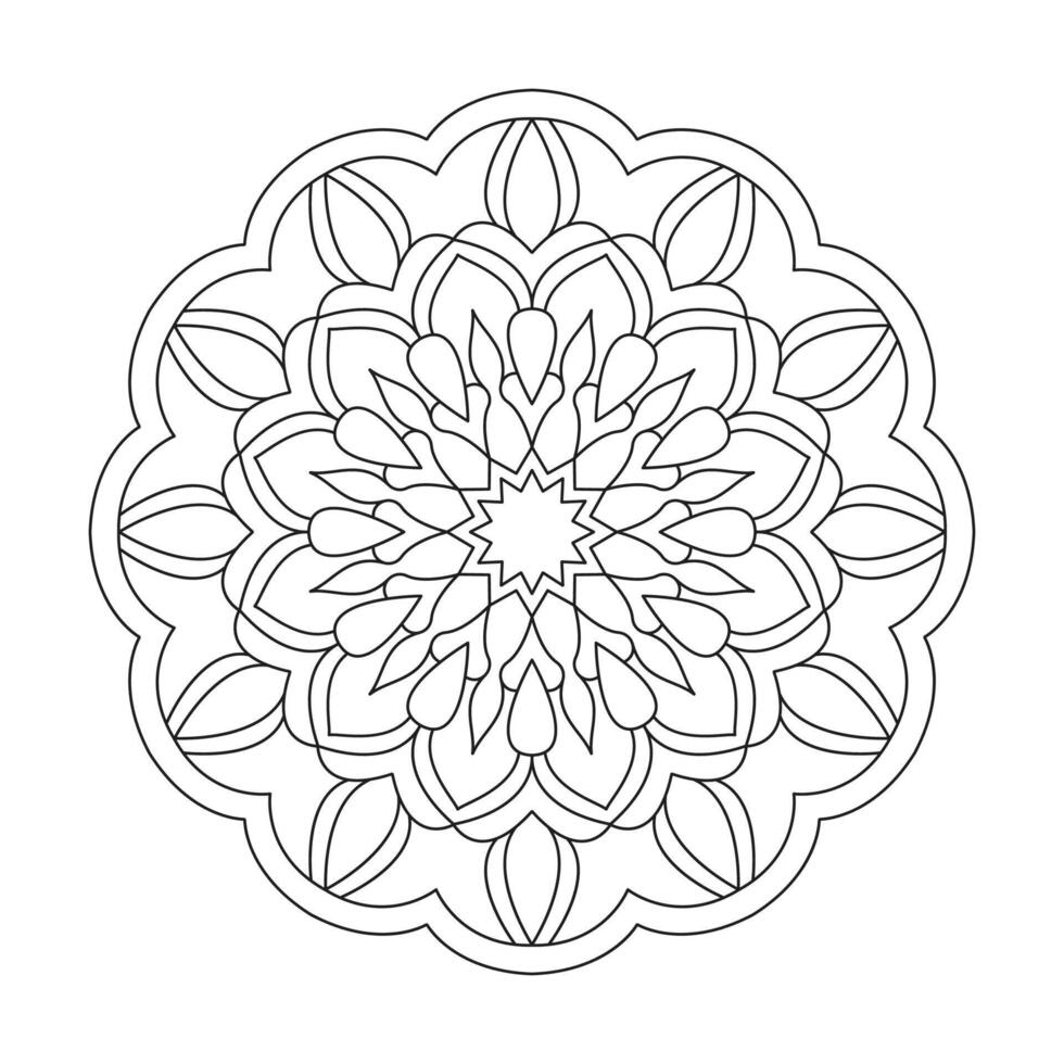 kids shape geometric patterns and vibrant colors mandala design vector