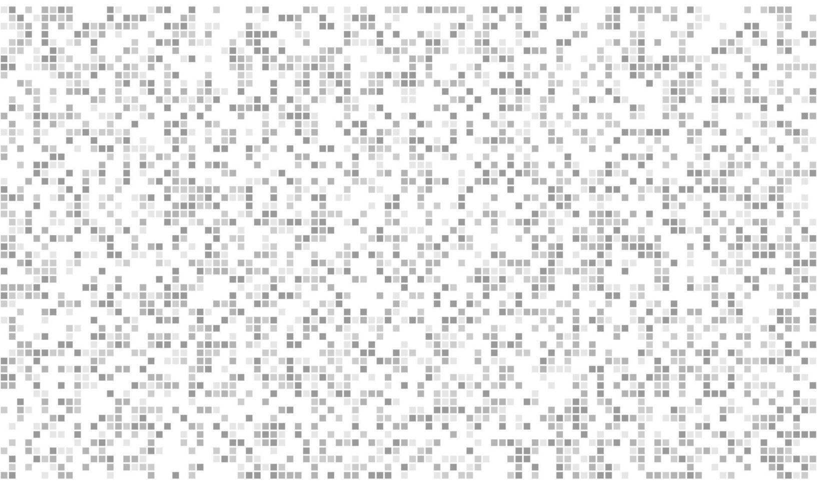 Abstract random grey squares. Background with monochrome pixel pattern. Mosaic wallpaper. vector