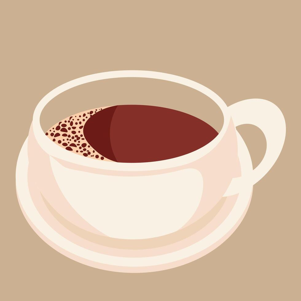 Hot cocoa cup vector