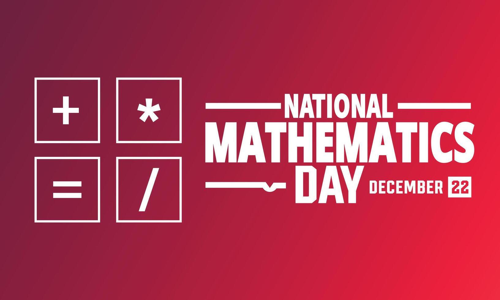 illustration of National Mathematics Day 52981503 Vector Art at Vecteezy