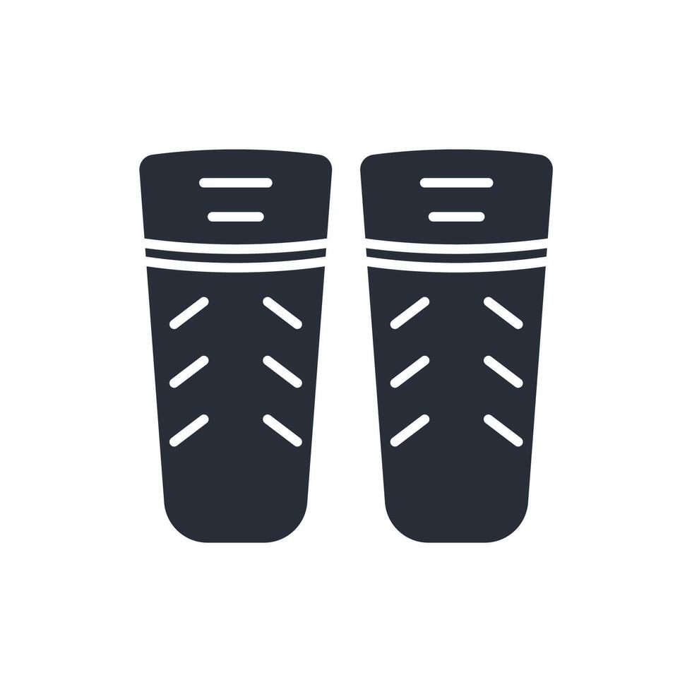 Shin guard icon. .Editable stroke.linear style sign for use web design,logo.Symbol illustration. vector