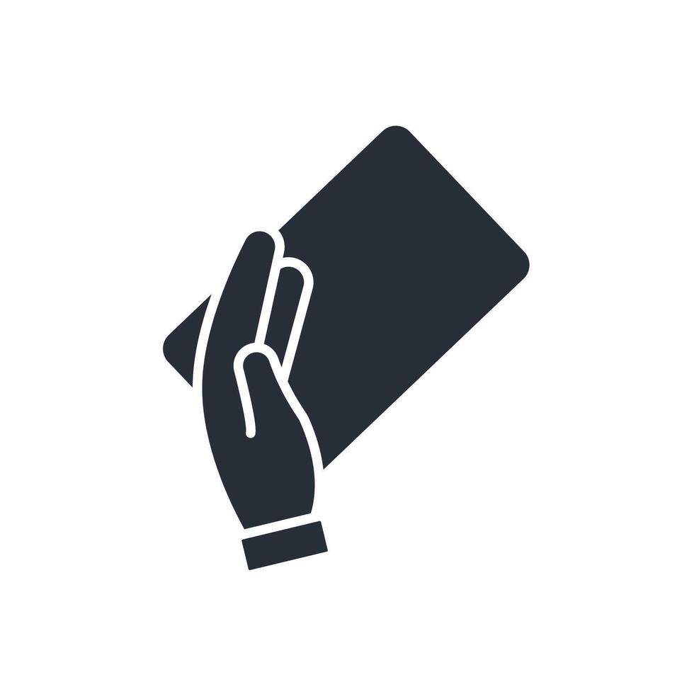 yellow card icon. .Editable stroke.linear style sign for use web design,logo.Symbol illustration. vector