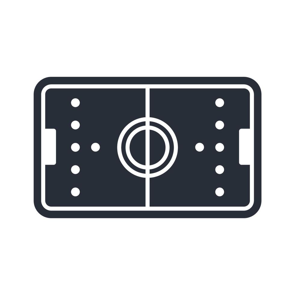 Soccer Field icon. .Editable stroke.linear style sign for use web design,logo.Symbol illustration. vector