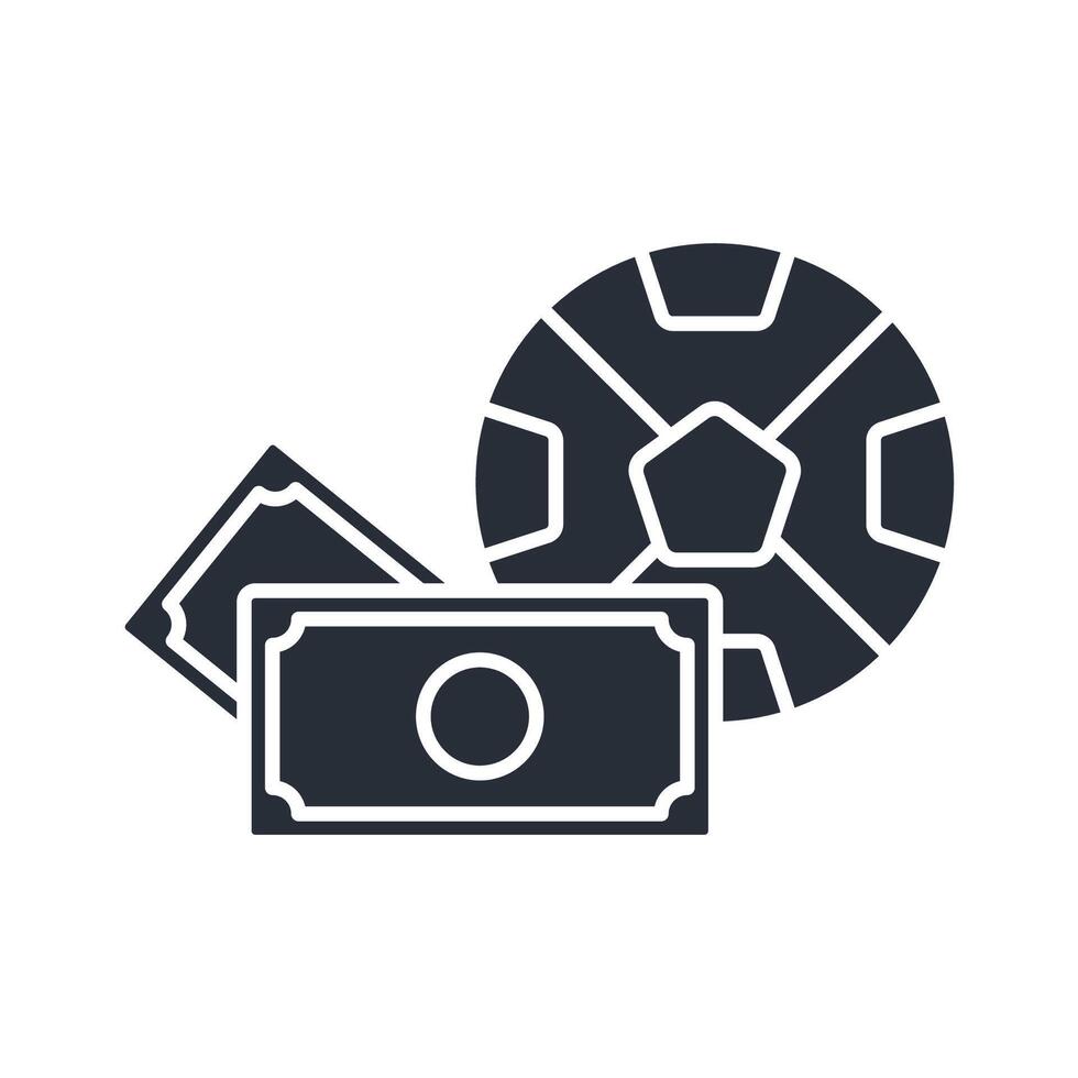 Bet icon. .Editable stroke.linear style sign for use web design,logo.Symbol illustration. vector