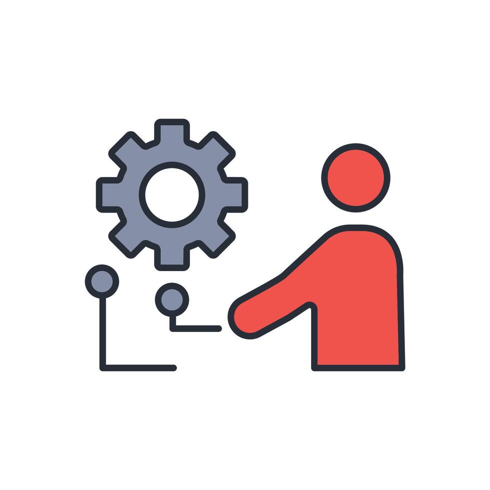 skills icon. .Editable stroke.linear style sign for use web design,logo.Symbol illustration. vector