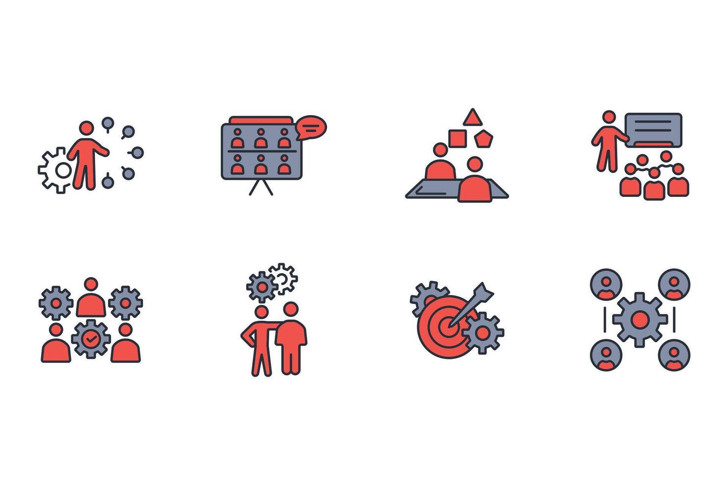 Workshop icon set..Editable stroke.linear style sign for use web design,logo.Symbol illustration. vector