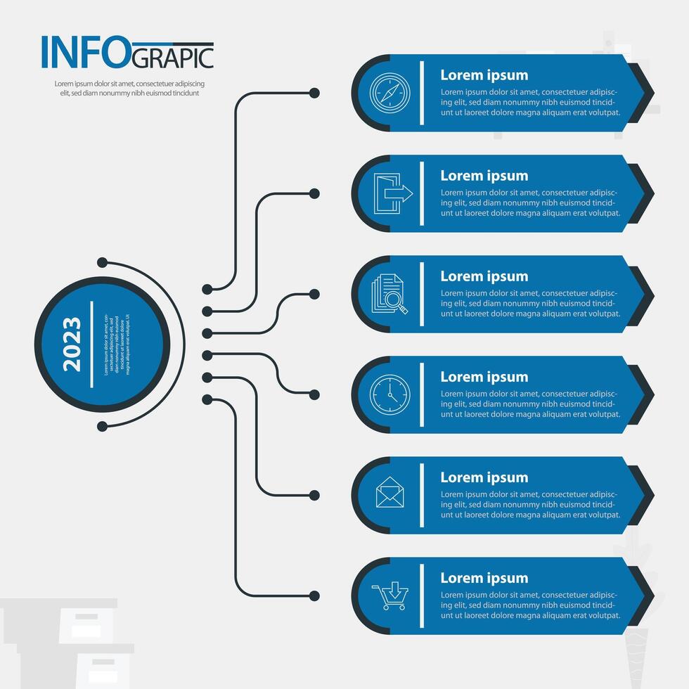 Visual representation of data processes in a modern work environment for effective communication vector
