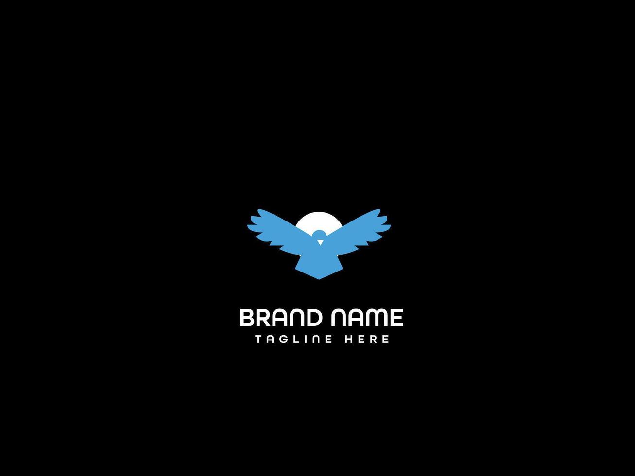 Bird t shirt logo design vector