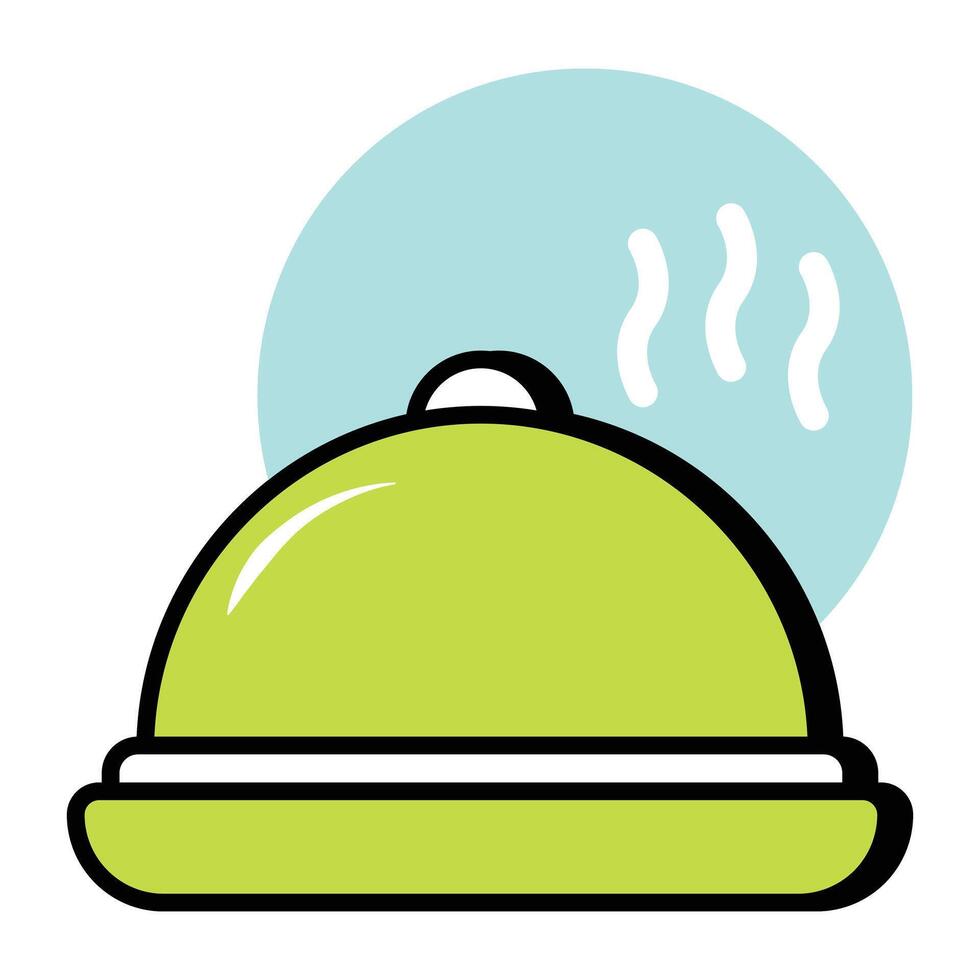 Dinner Thanksgiving Circle Color Outline Icon Pack vector