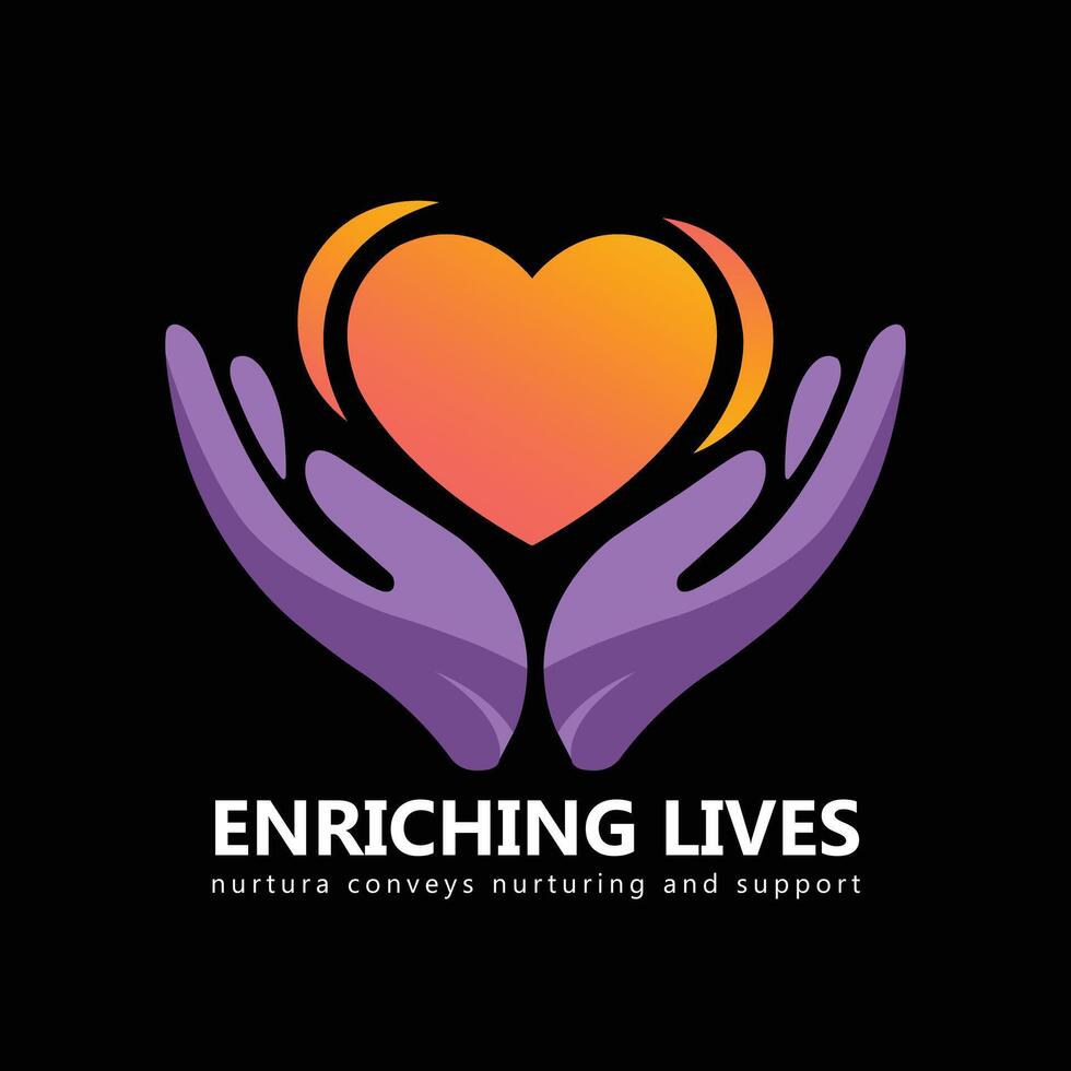Enriching lives logo vector