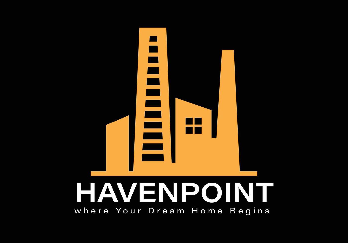 Havenpoint logo design vector