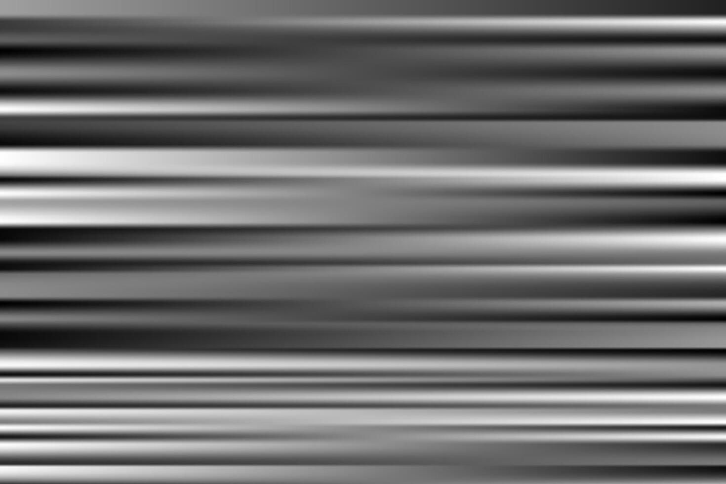 Silver foil background. Metal textured shiny gradient. Stainless glossy surface with reflection. Realistic chrome backdrop. vector