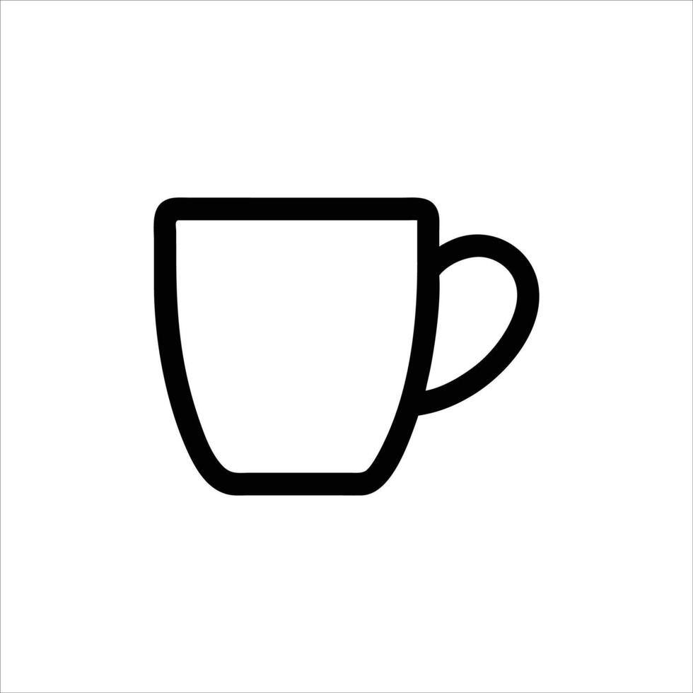 Coffee cup icon illustration vector