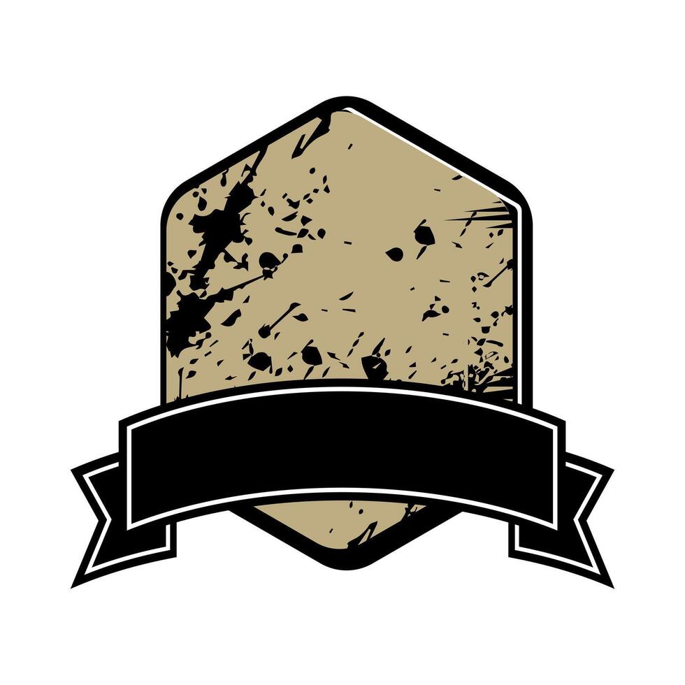 brush emblem label Badge templates design in style vector