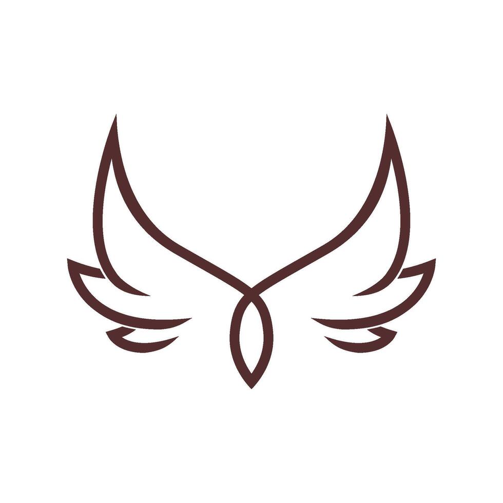 Eagle logo icon design vector
