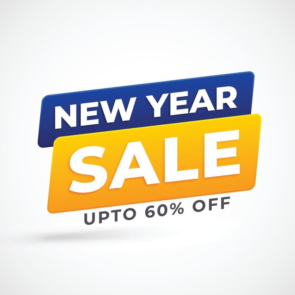 New Year Sale banner design vector