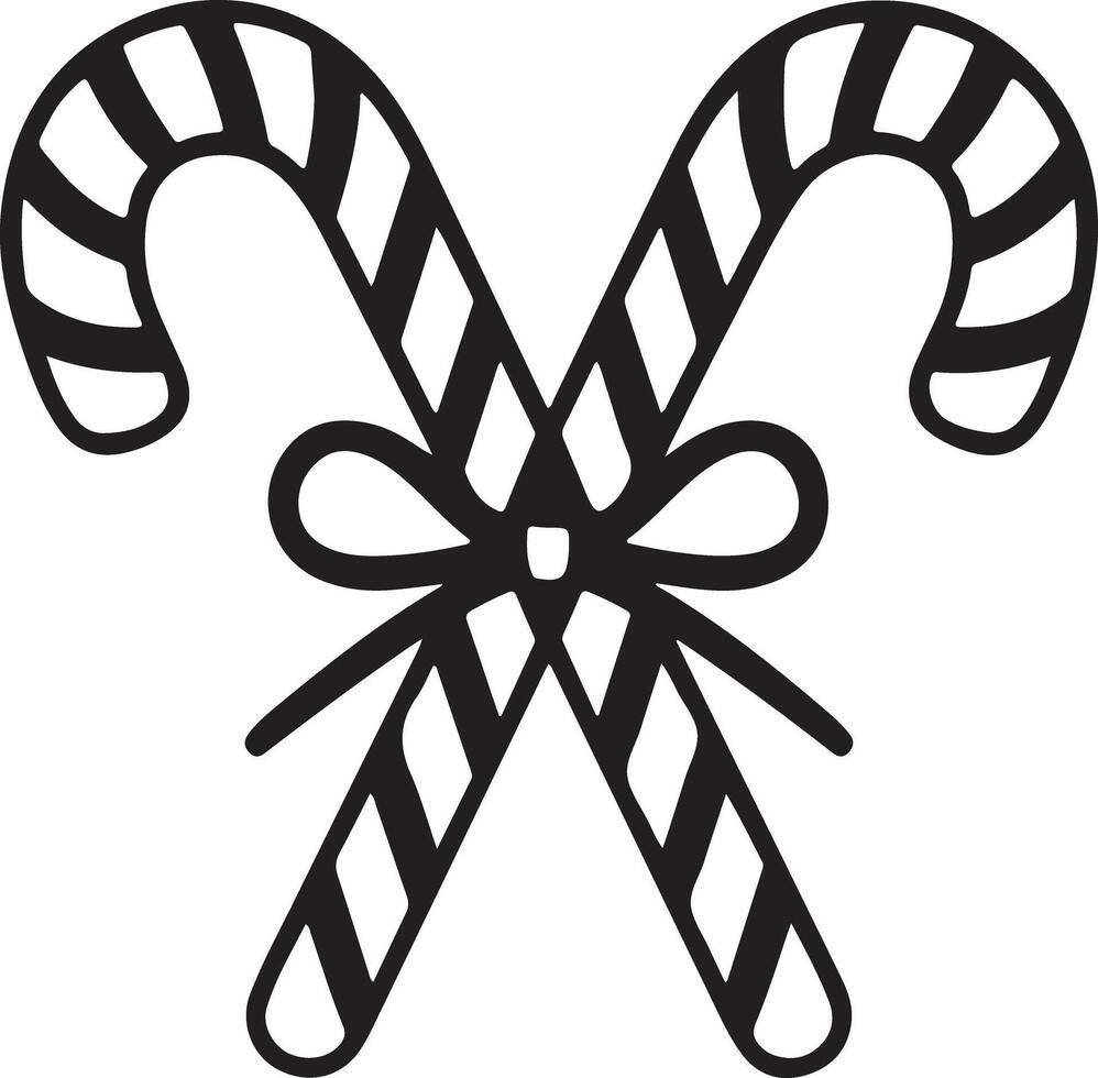 Holiday Candy Cane Pack vector