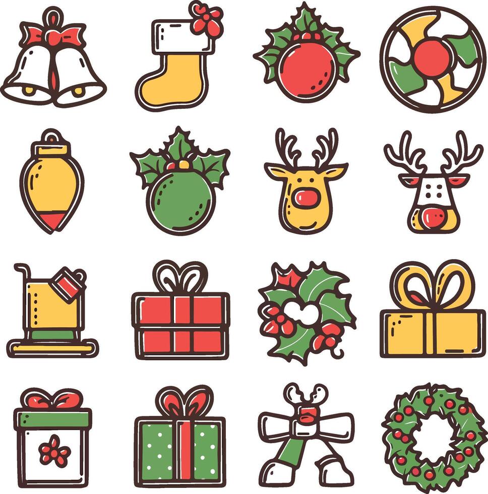 Winter Icons Bundle vector