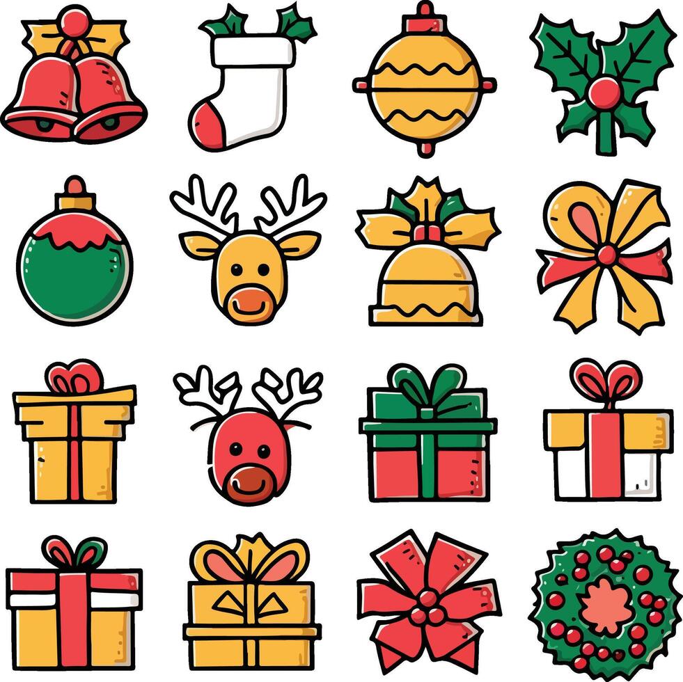 Holiday Icon Pack vector