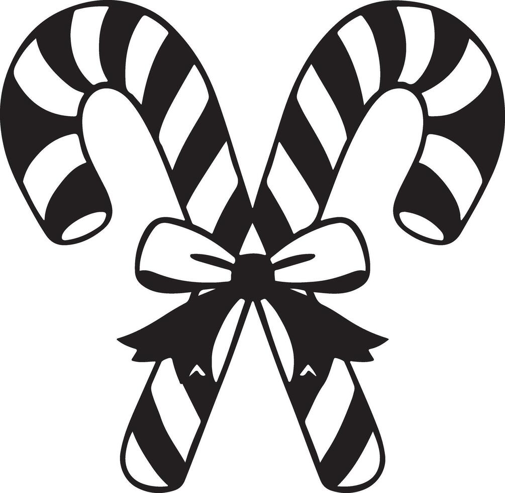 Christmas Sweetness in Stripes vector