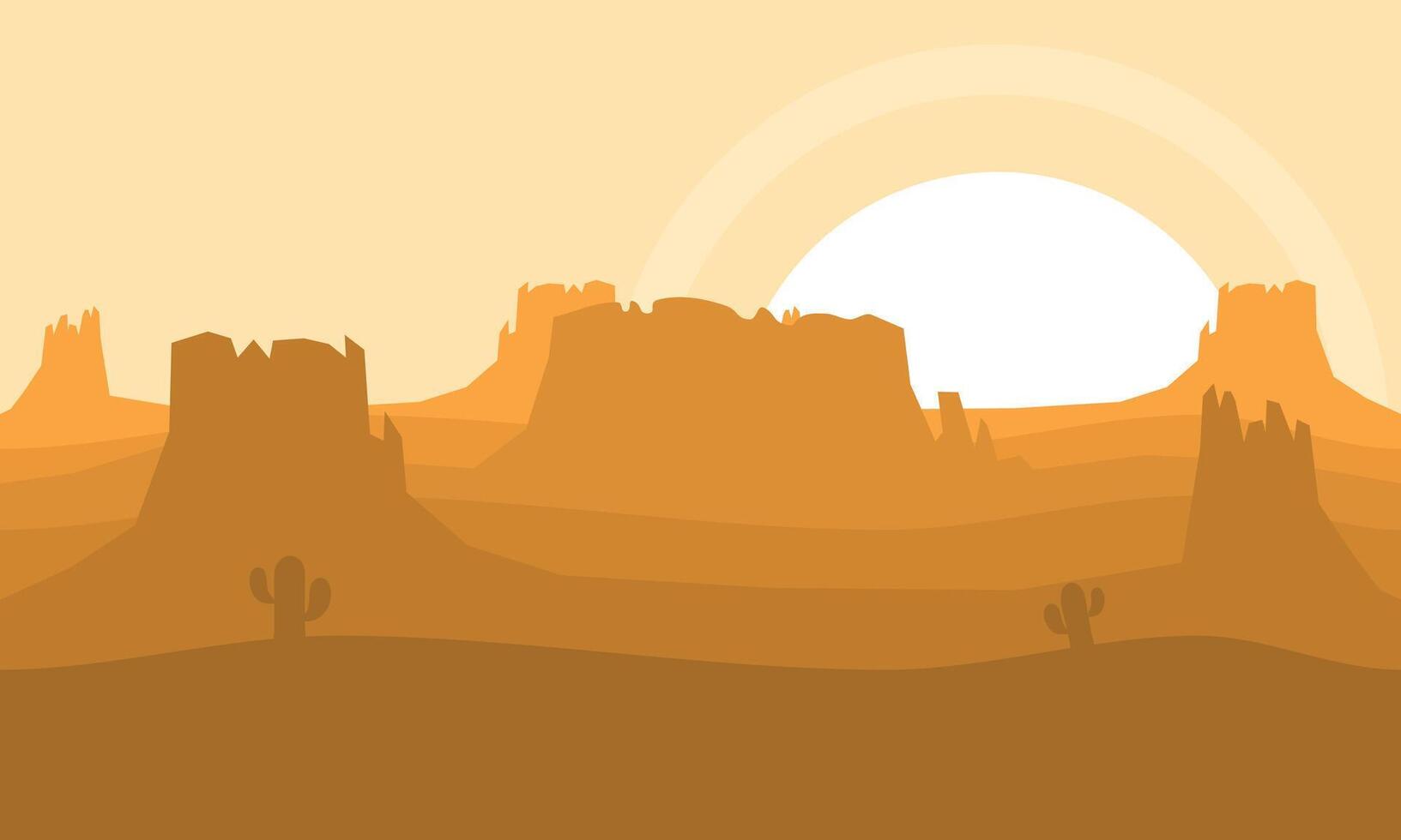 Desert Sand Western Wild West Game Background vector