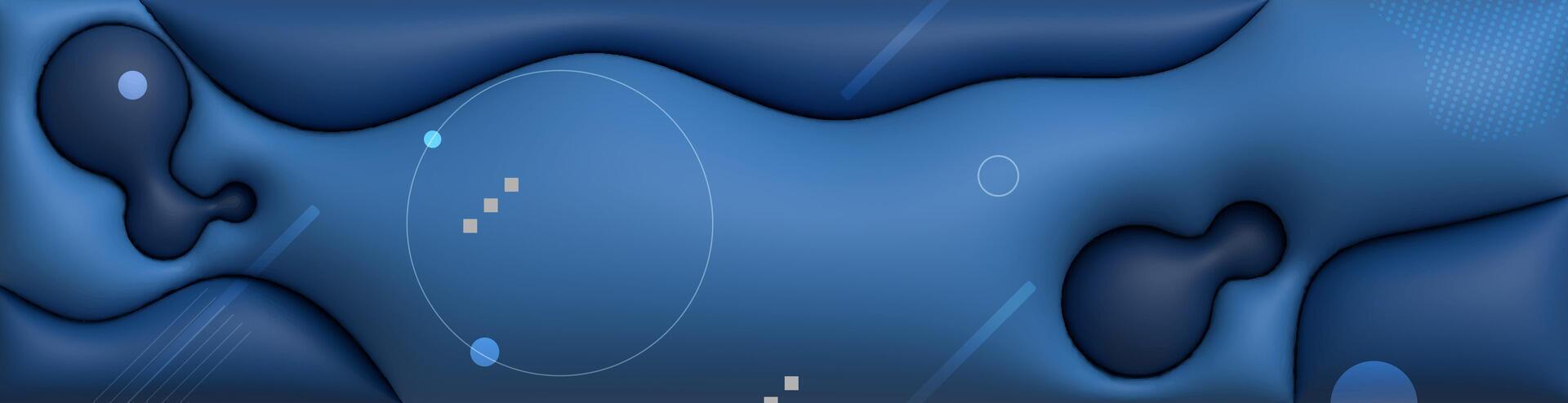 Illustration abstract element with dynamic 3d shape, gradient color background. Minimal line pattern, circle, geometric shape. Modern graphic design for layout poster cover, banner template vector