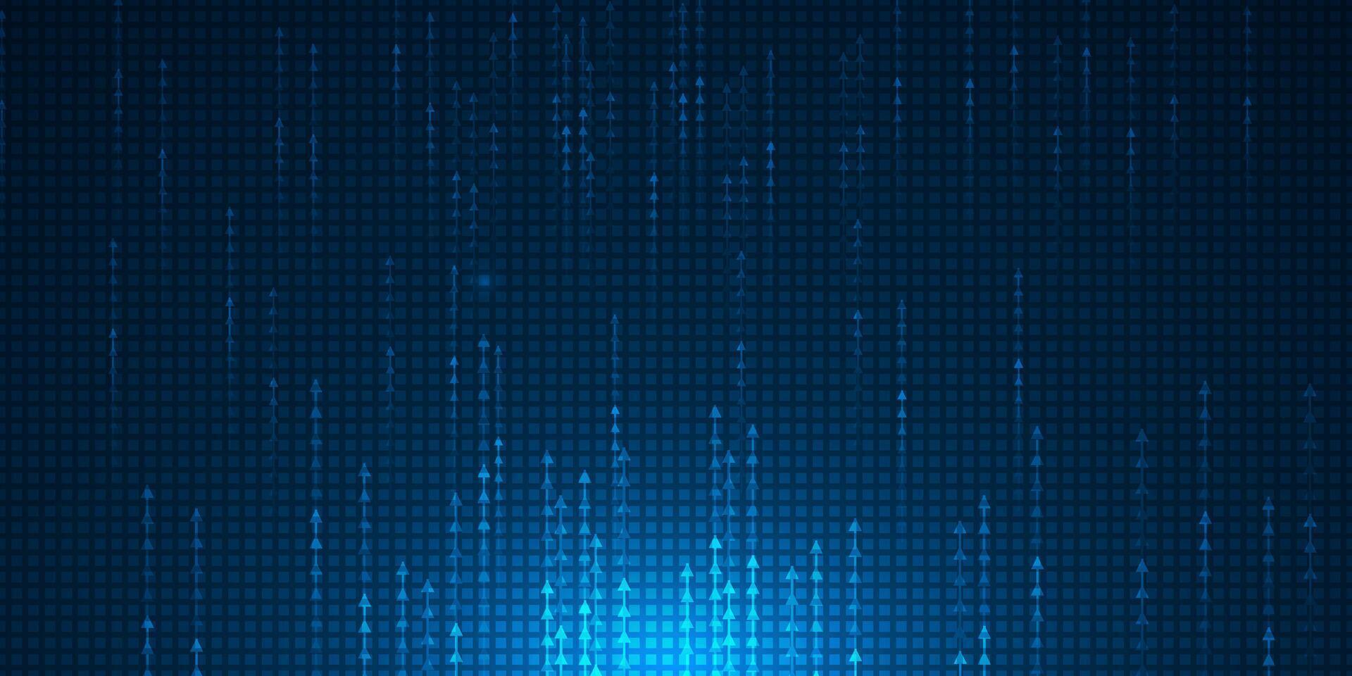 Big Data futuristic, hi tech technology, light line design. Datum digital background. Illustration innovation data system, cyber space, communication internet, information, connection concept vector