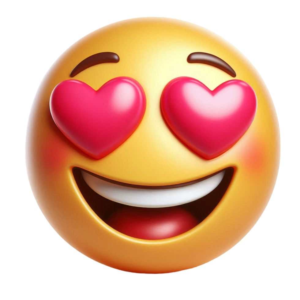 Smiling Face With Heart Eyes Emoji png