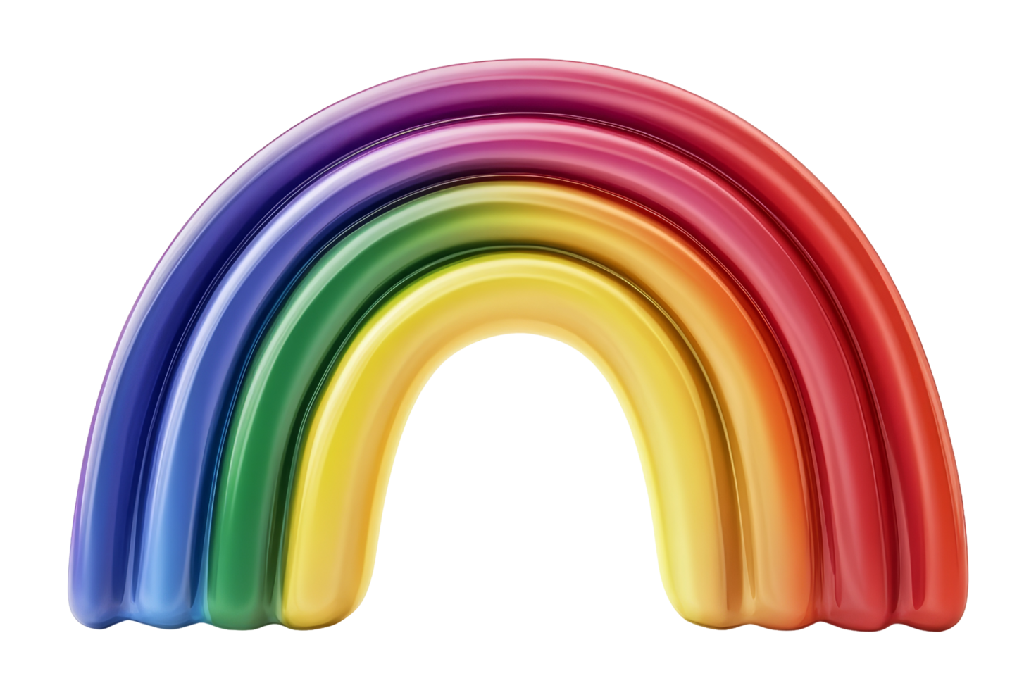 Colorful rainbow art decoration creative studio digital design vibrant environment aesthetic concept png