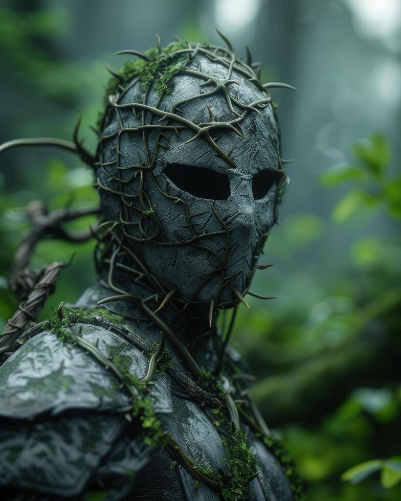 Mysterious creature in the forest photo