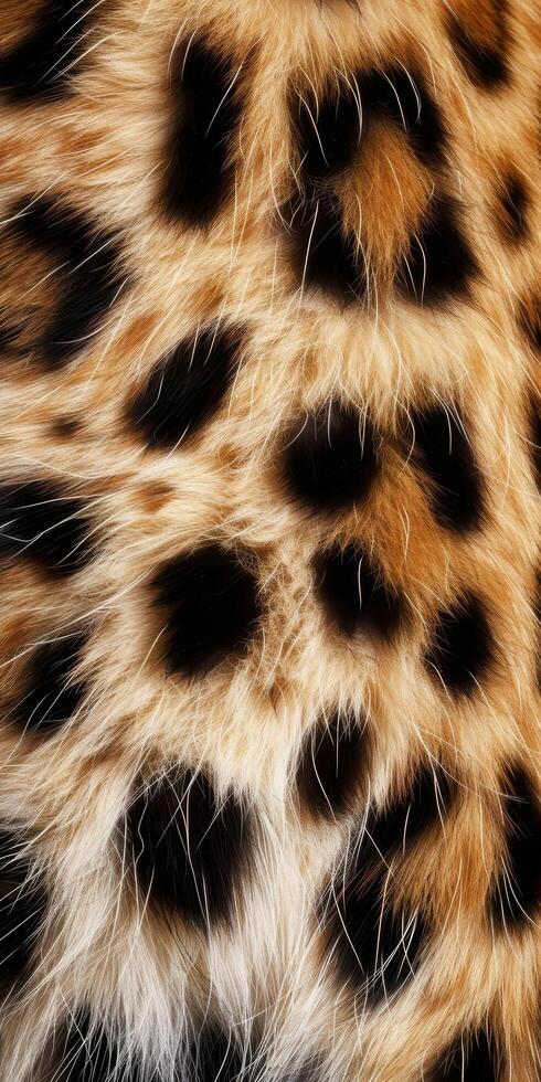 Closeup of a soft and fluffy animal fur photo