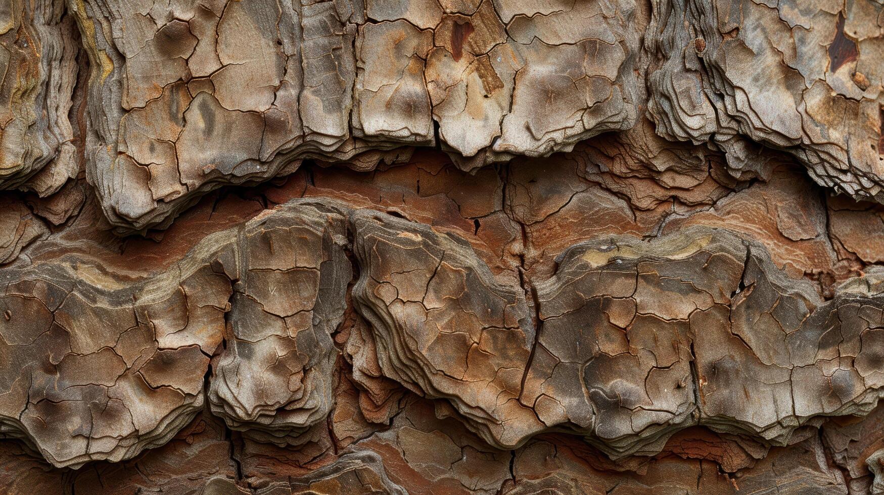 Intricate patterns of a natural rock formation photo